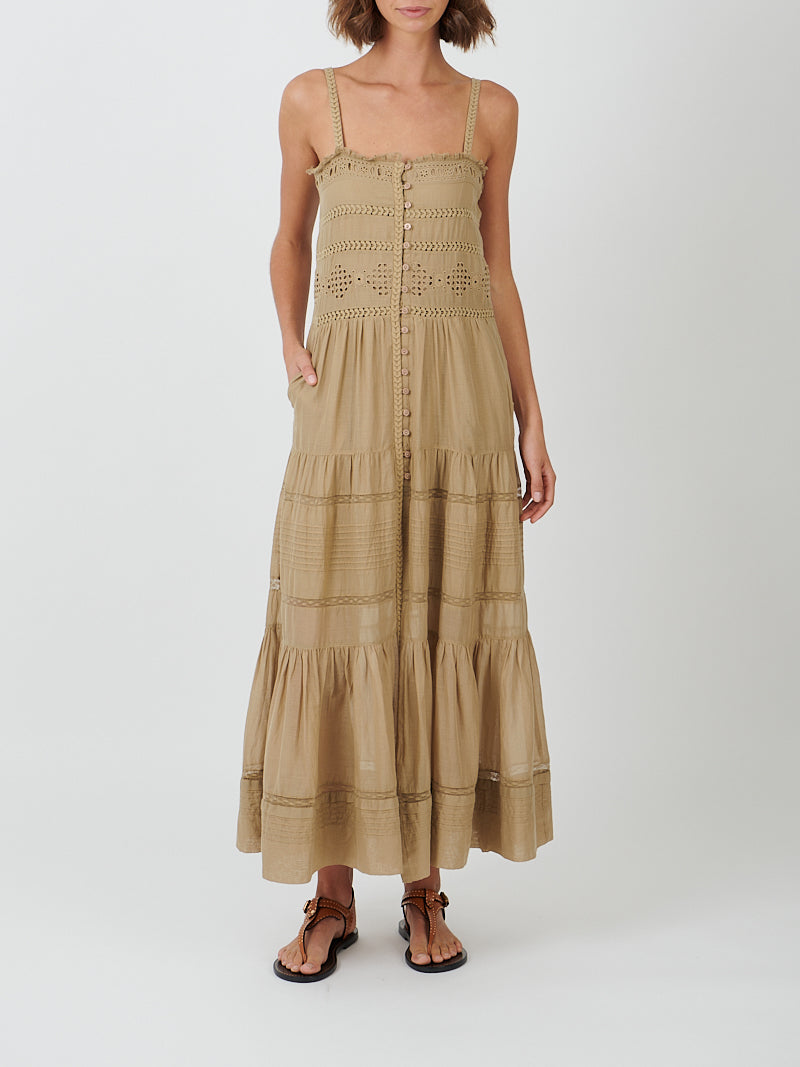 Marant Etoile | Divine Dress in Light Khaki