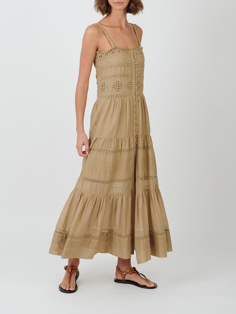 Marant Etoile | Divine Dress in Light Khaki