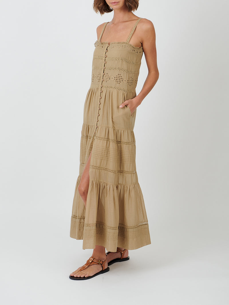 Marant Etoile | Divine Dress in Light Khaki