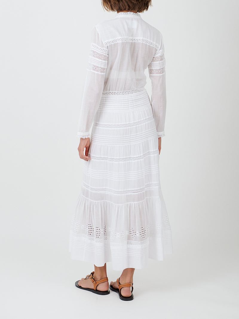 Daniva Dress in White