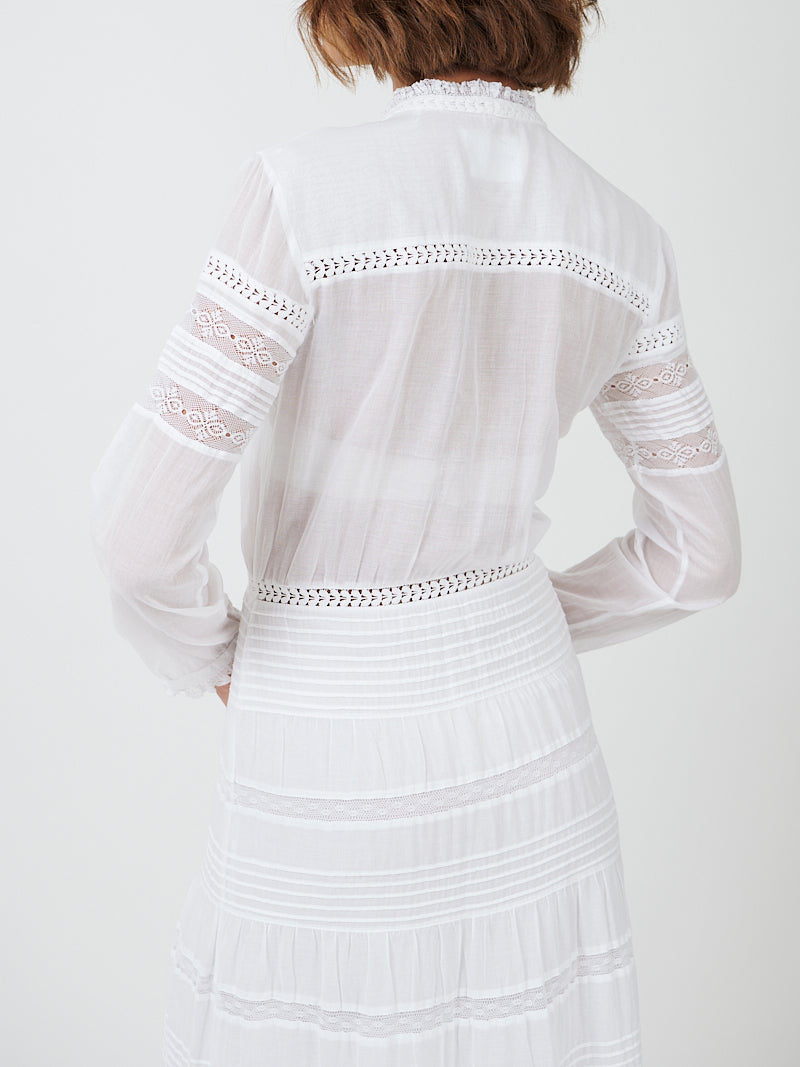 Daniva Dress in White