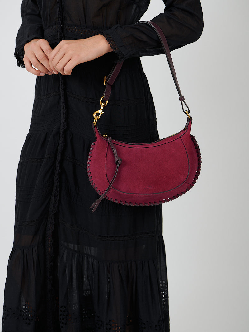 Oskan Moon Shoulder Bag in Plum