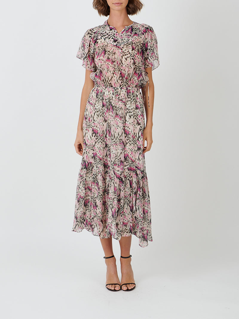 Isabel Marant Odelia Dress in Pink