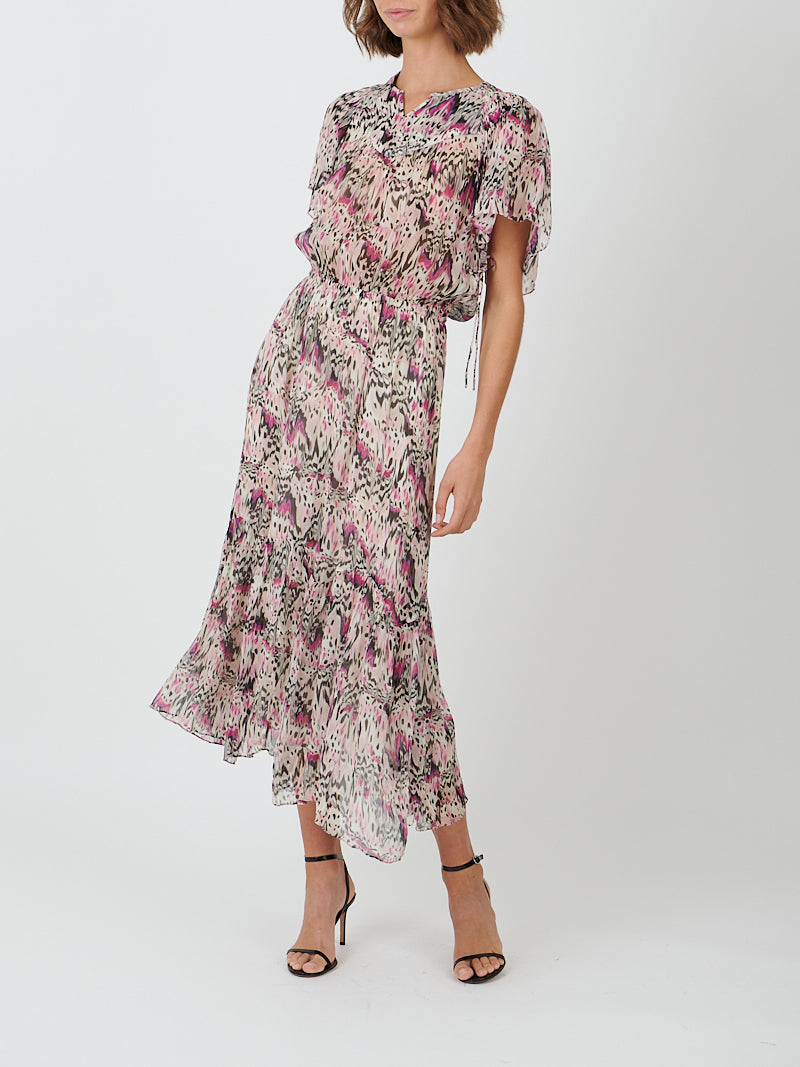 Isabel Marant Odelia Dress in Pink