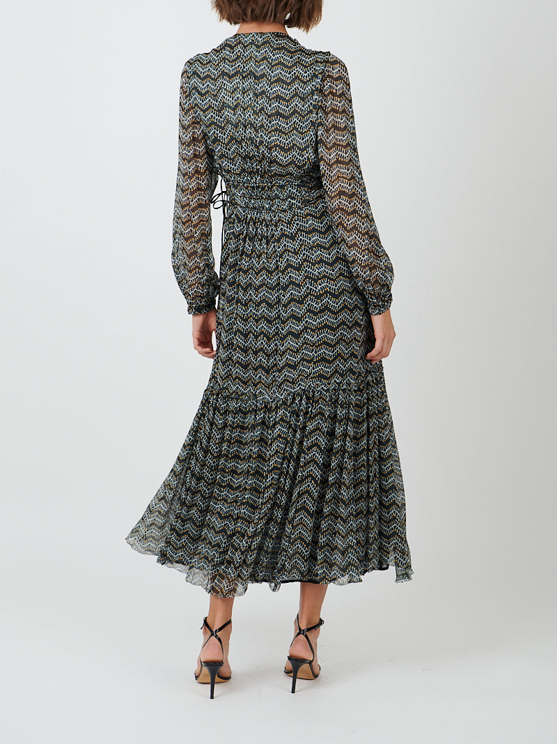 Amara Dress in Faded Black