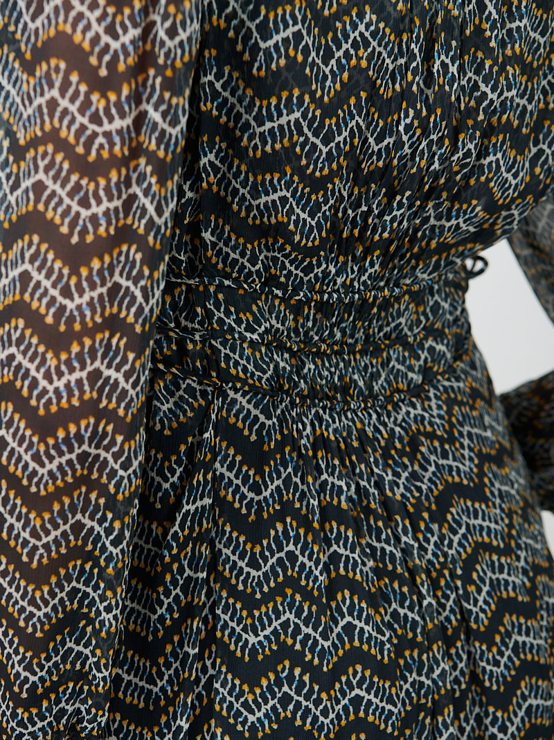 Amara Dress in Faded Black