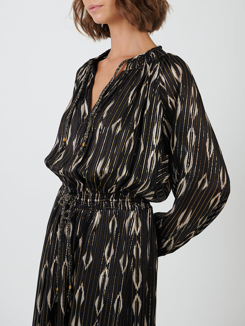 Isabel Marant | Sana Dress in Black/Ecru