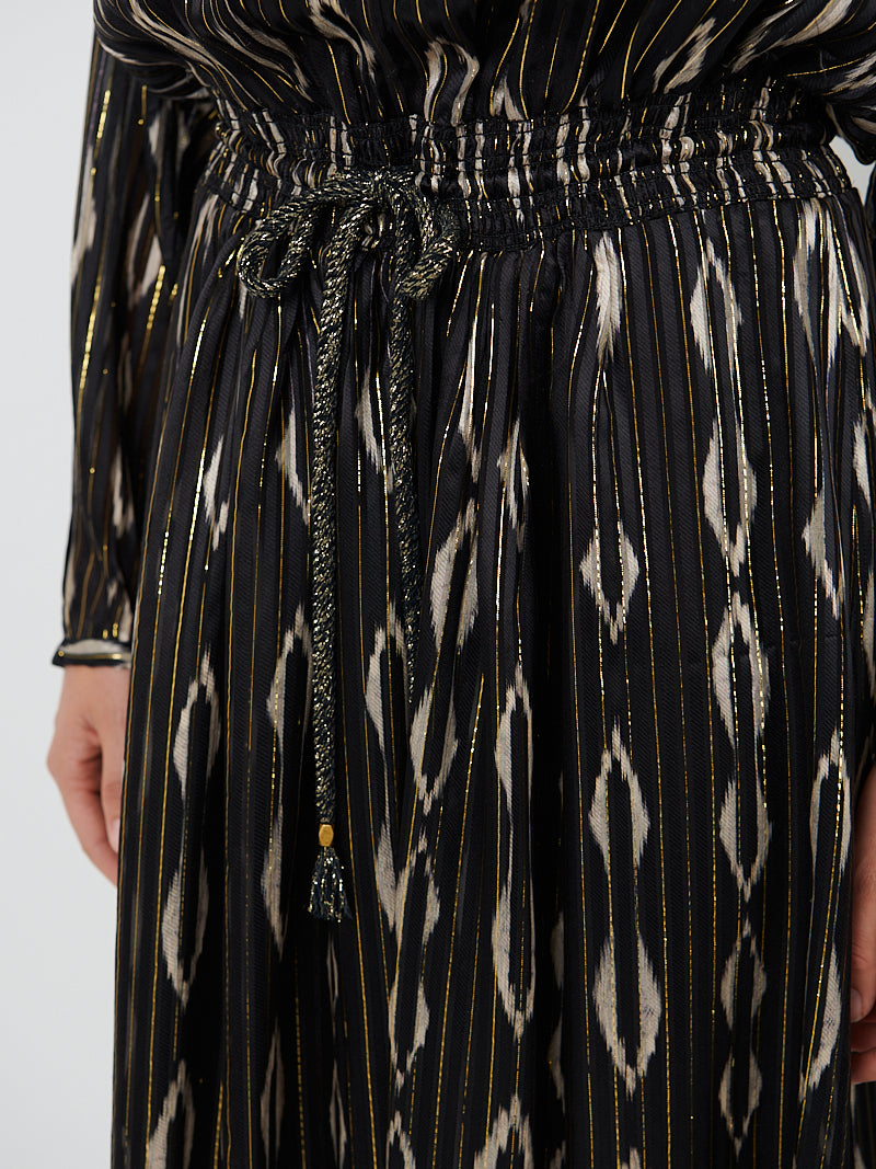 Isabel Marant | Sana Dress in Black/Ecru