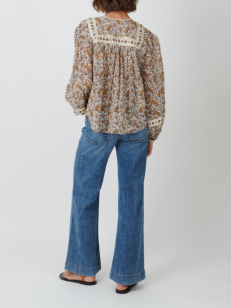 Gayle Top in Ecru