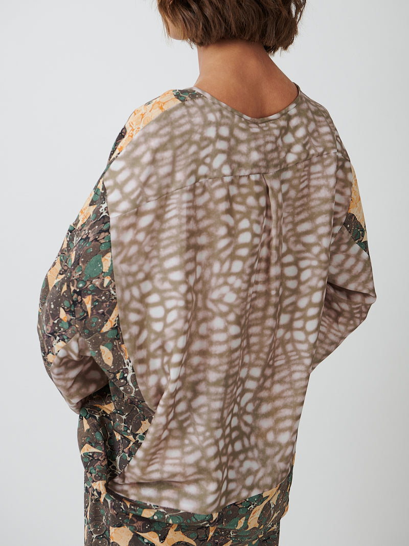 Caias Shirt in Marble Taupe