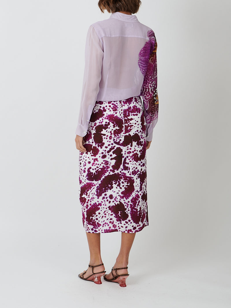 Sampa Skirt in Printed Fuchsia