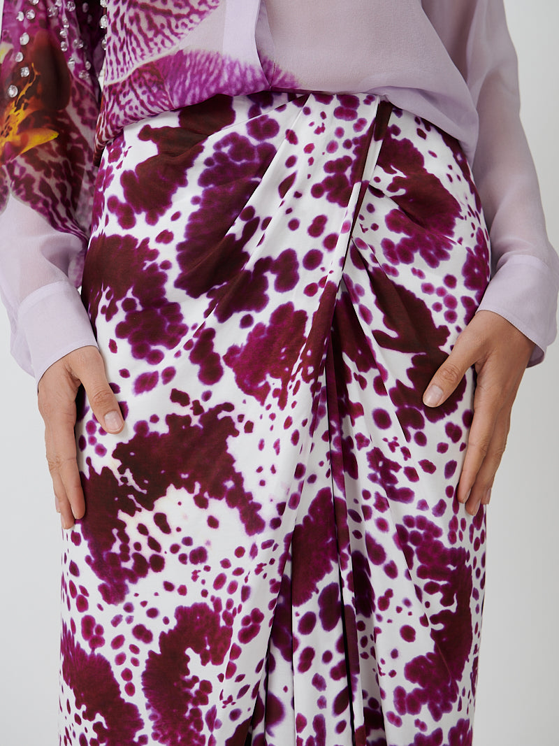 Sampa Skirt in Printed Fuchsia
