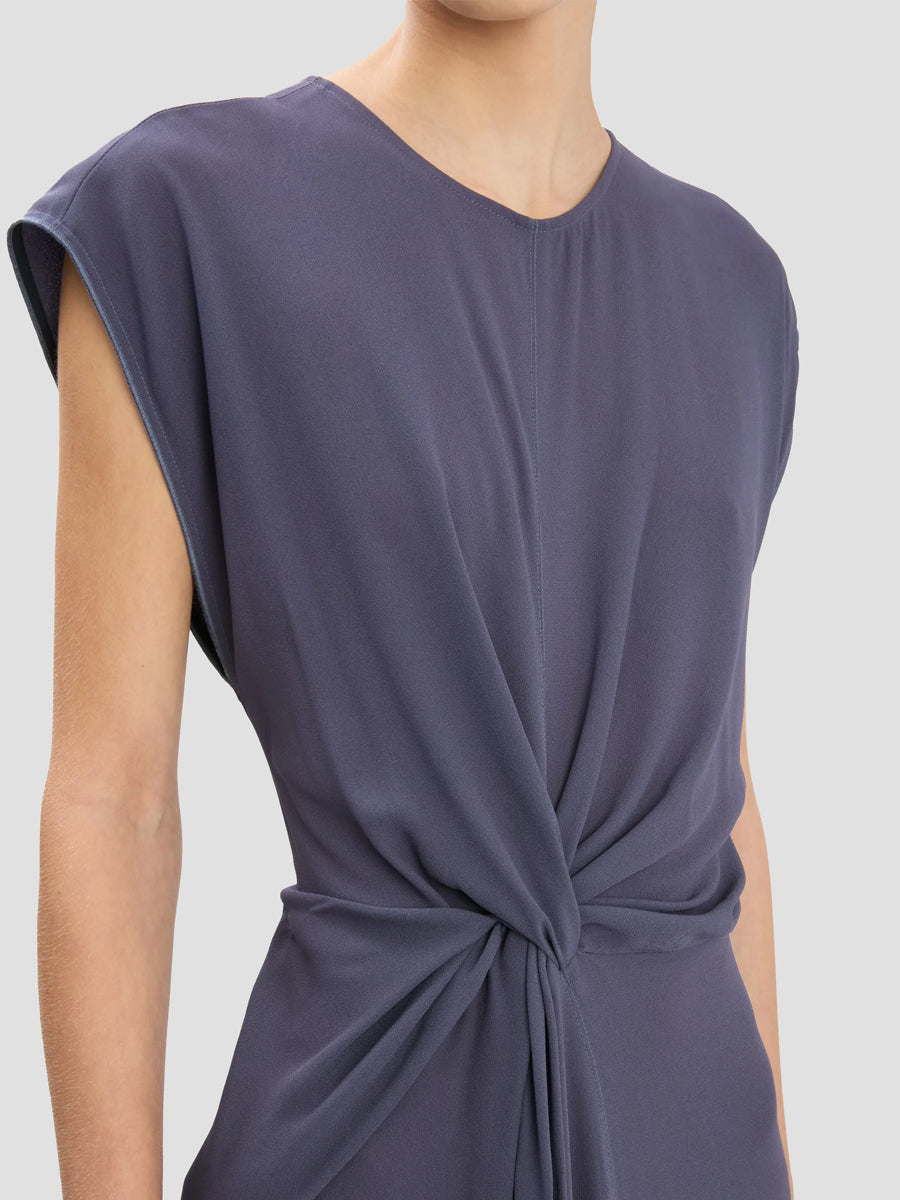 Victoria Beckham Aria Midi Dress in Eclipse