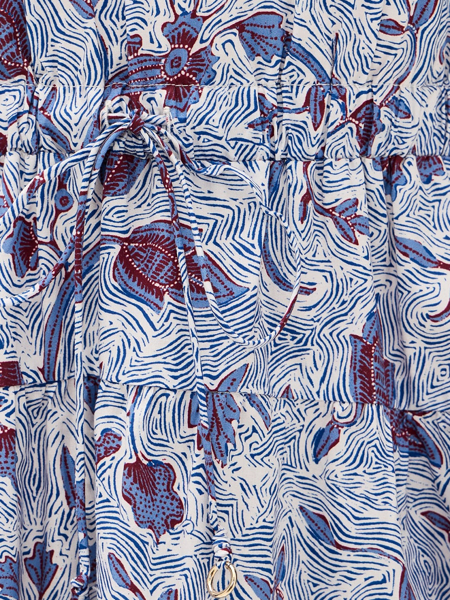 Adriana Cotton Dress in Gardenia