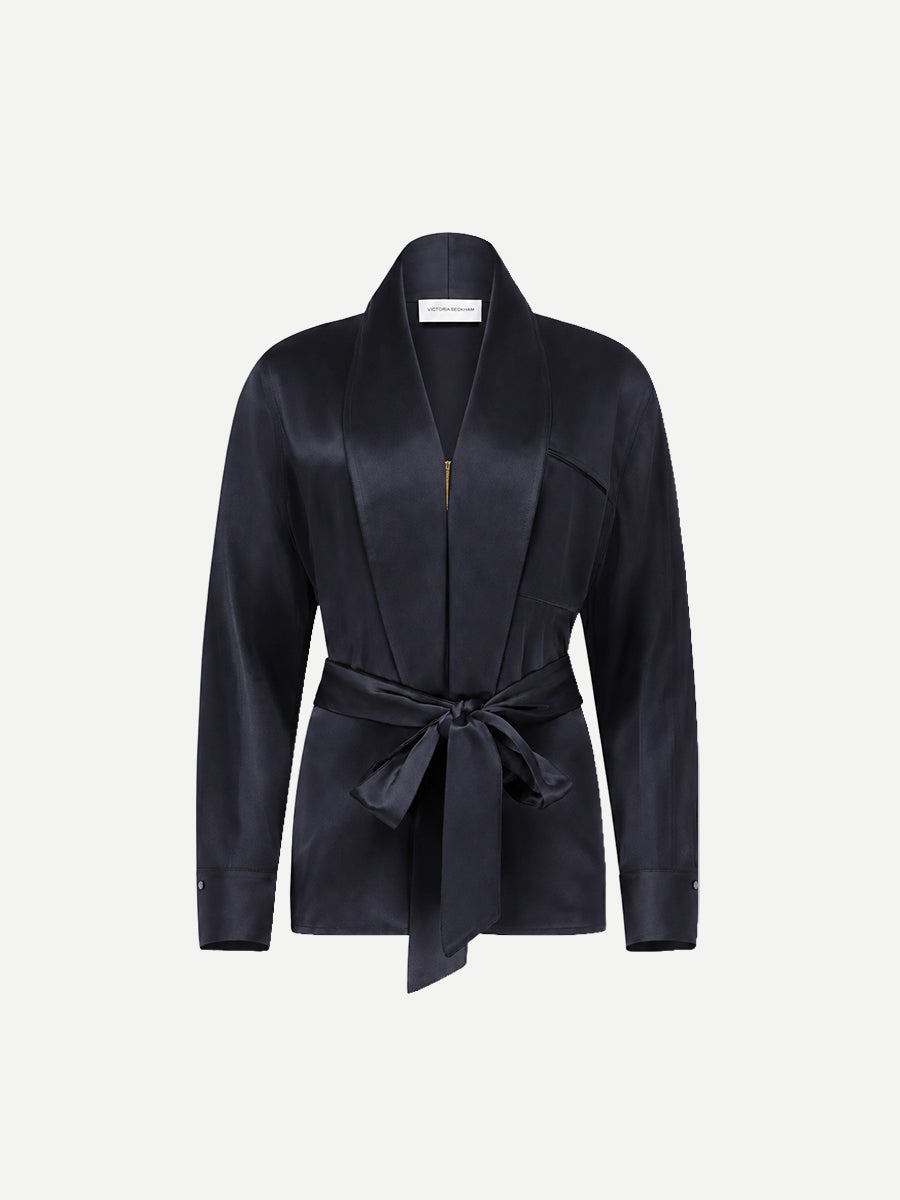 Alba Blouse in Midnight