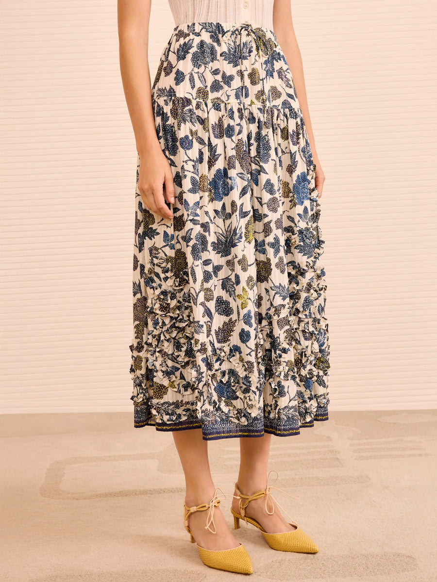 Ulla Johnson Alexandra Skirt in Porcelain