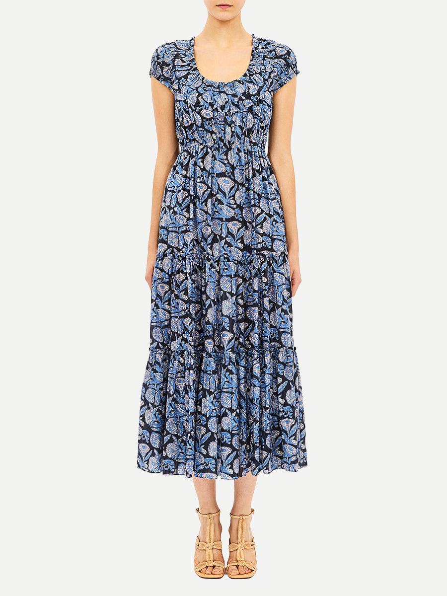 Ulla Johnson Alexi Midi Dress in Zinnia