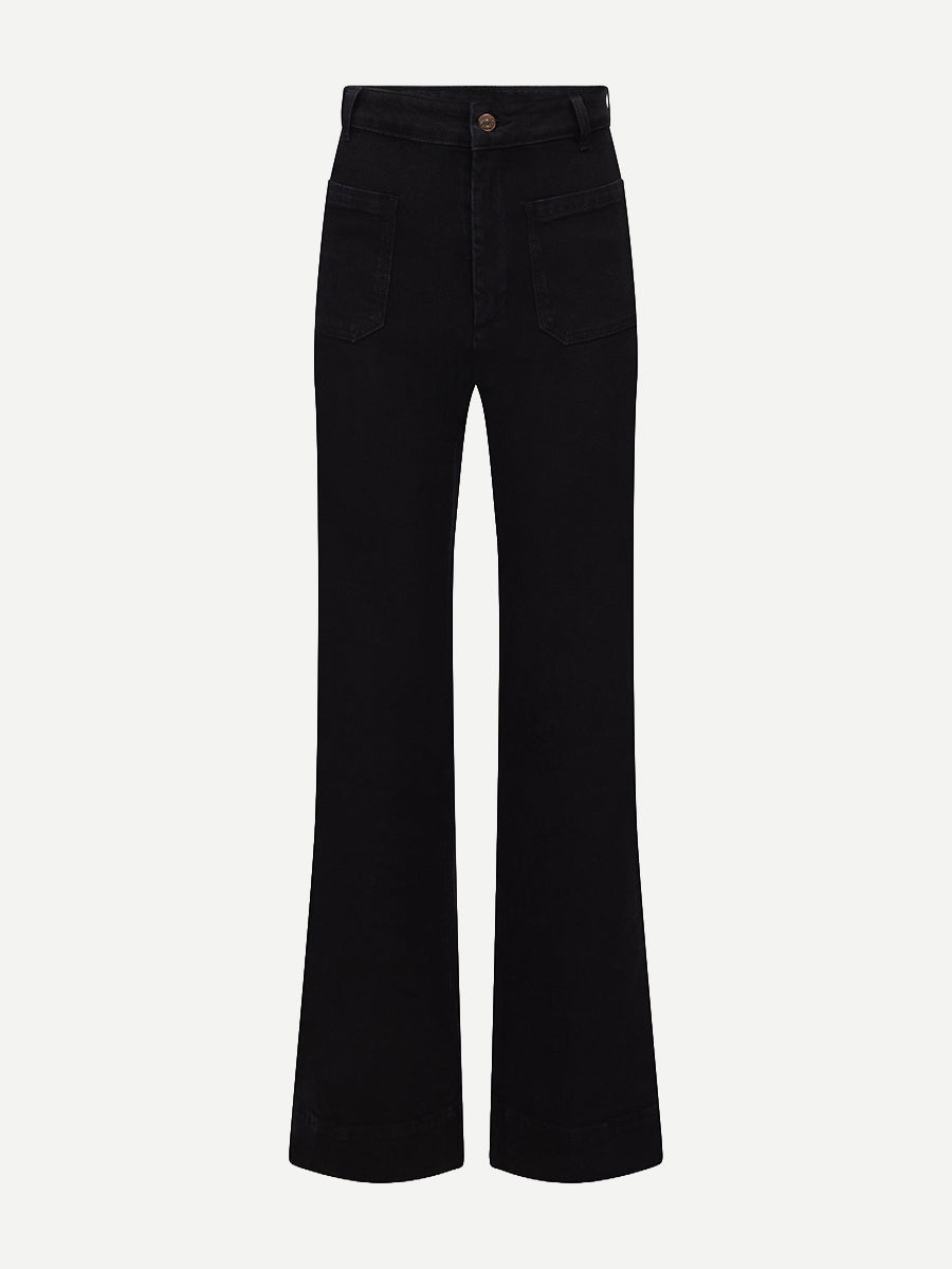 Alina Stretch Jean in Washed Black