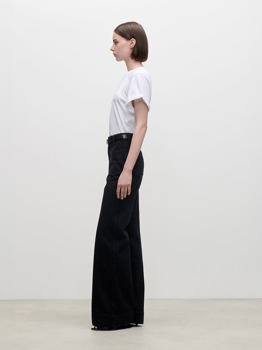 Alina Stretch Jean in Washed Black