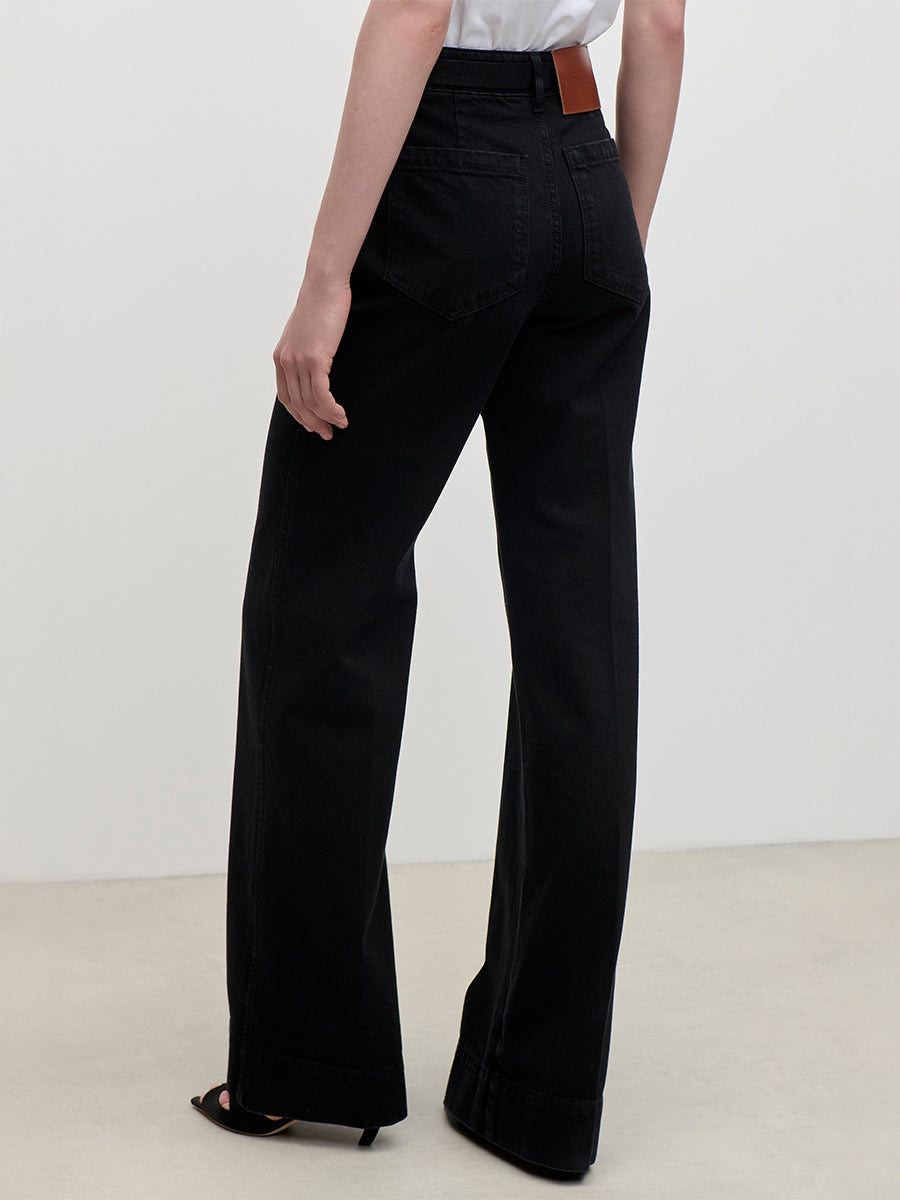 Alina Stretch Jean in Washed Black