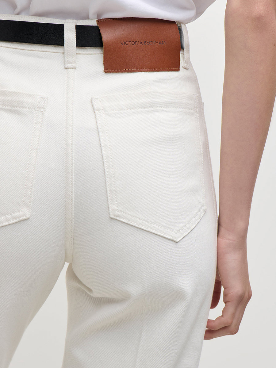 Alina Stretch Jean in Washed White