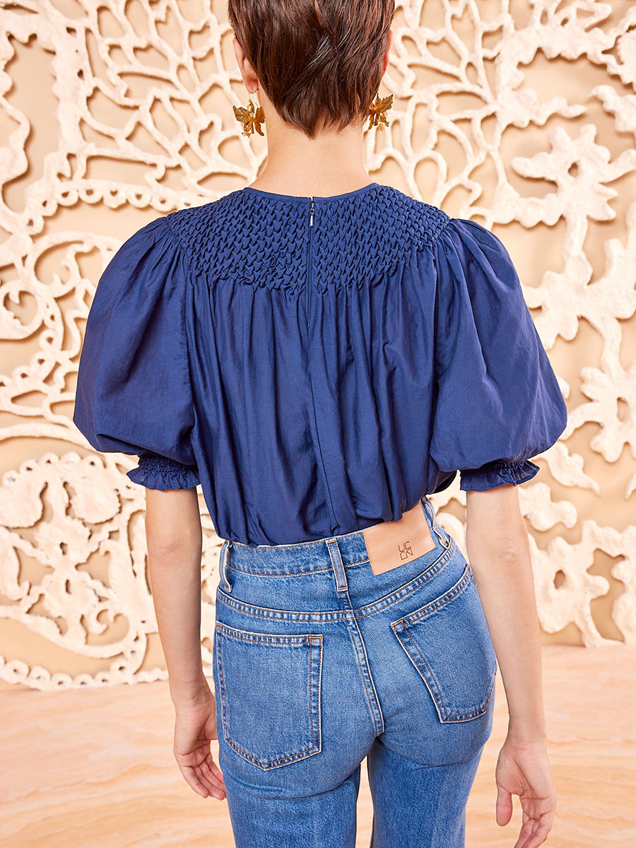 Alita Top in Midnight