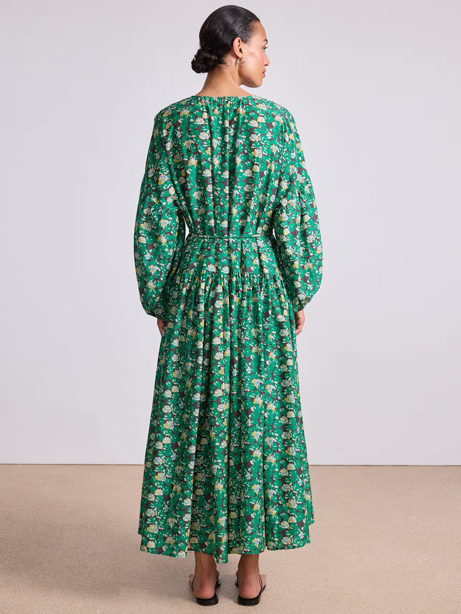 Alta Maxi Dress in Florette Emerald