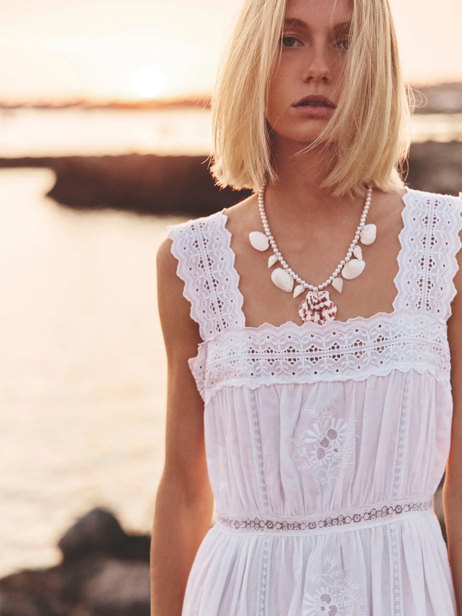 Anita Dress in White