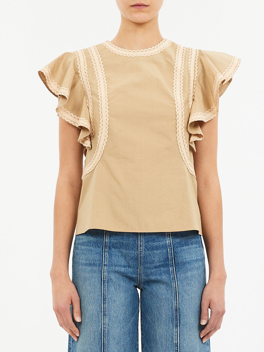 Anora Top in Sand