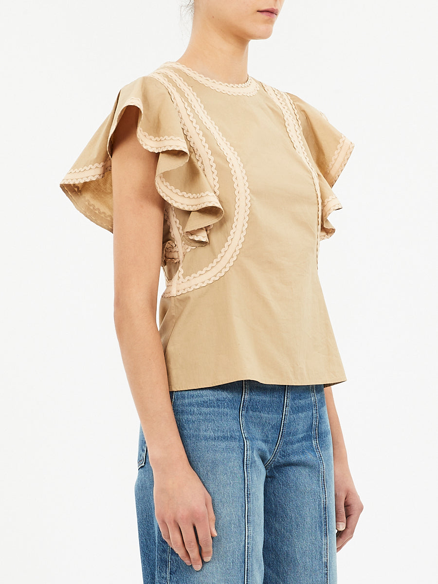 Anora Top in Sand