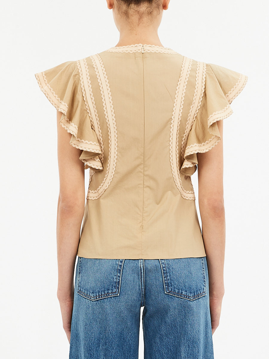 Anora Top in Sand