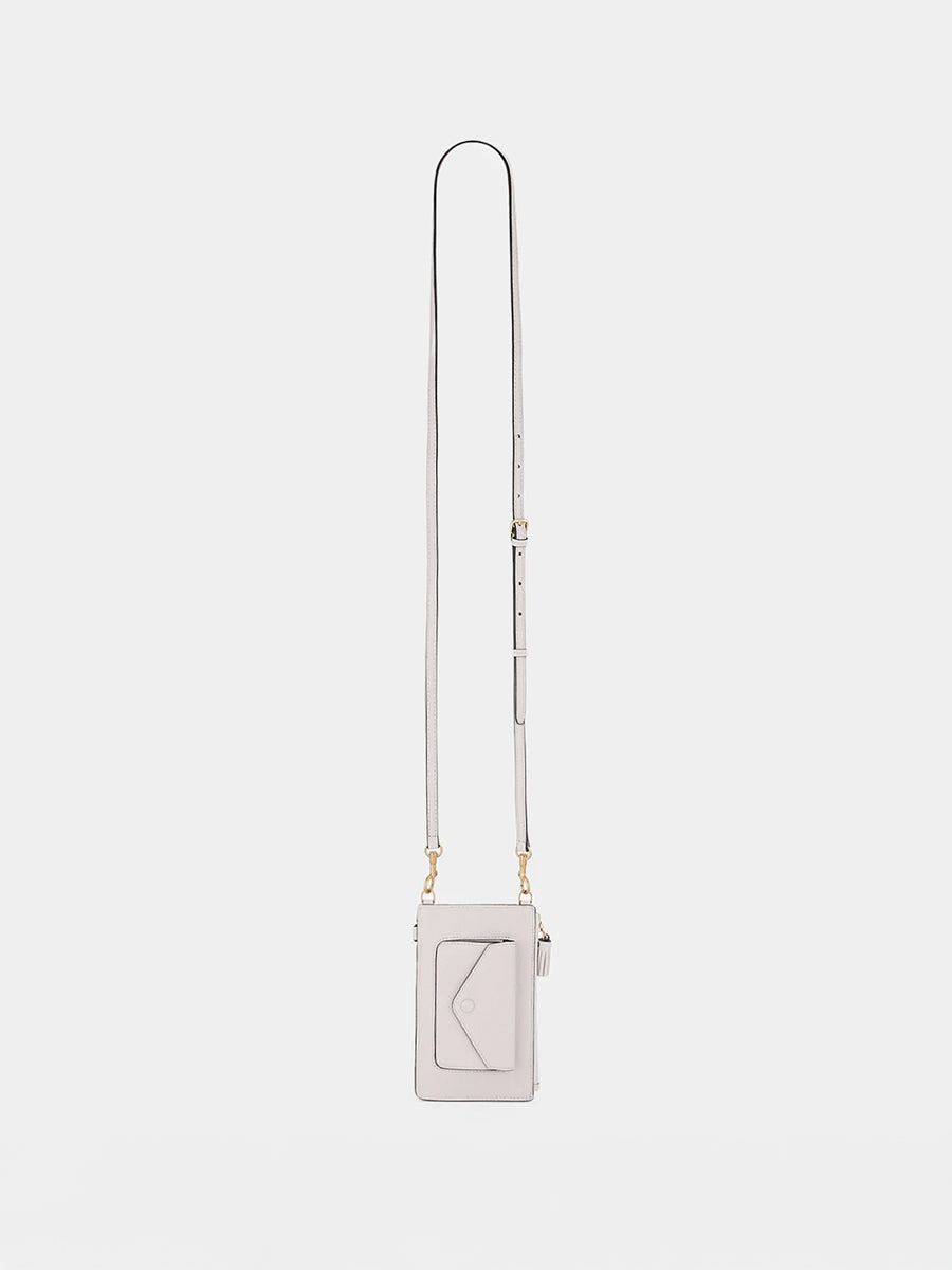 Anya Brands Zip Phone Pouch Cornflakes in Chalk