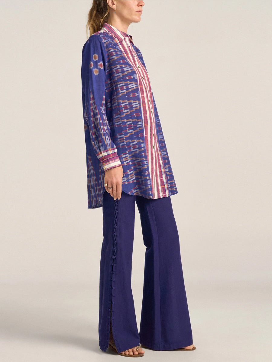 Ilio Nema Arion Dress in Ikat Scarf