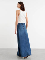Nili Lotan | Astrid Denim Skirt in Classic Wash