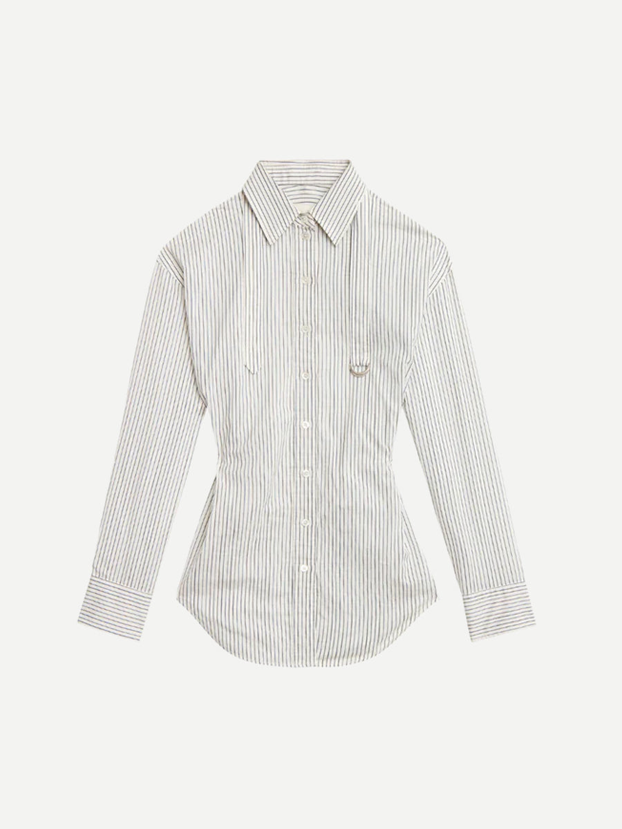 Isabel Marant Aurora Shirt in Ecru/Black