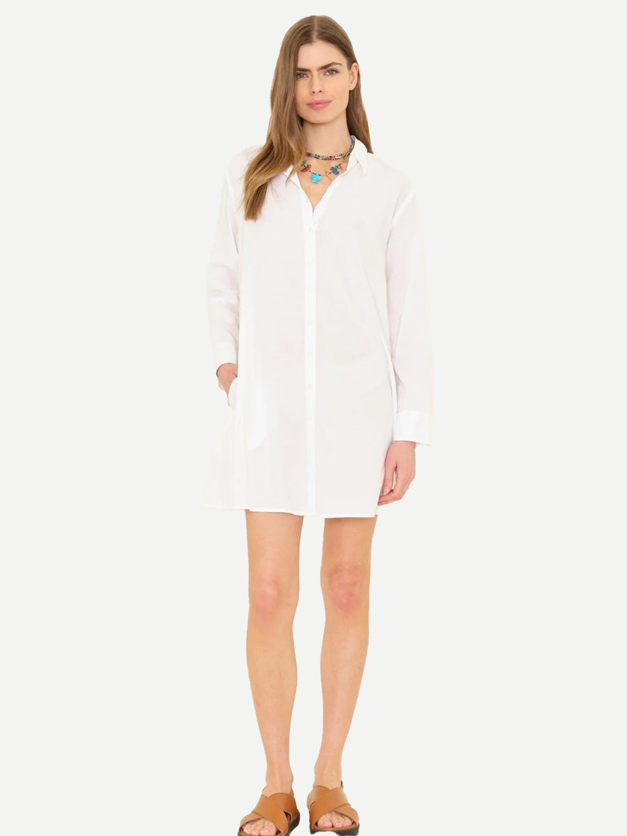Bobby Dress in White