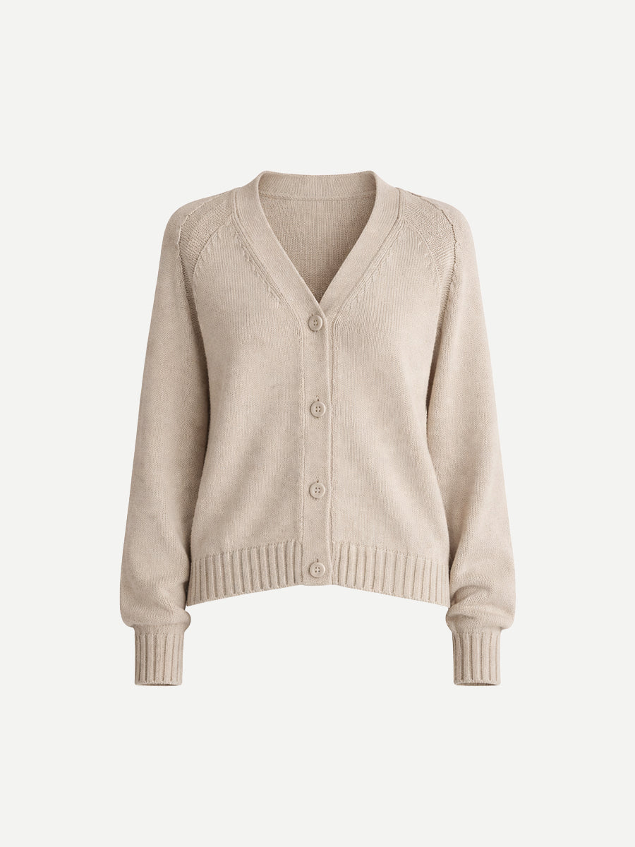 Ball Cardigan in Stones