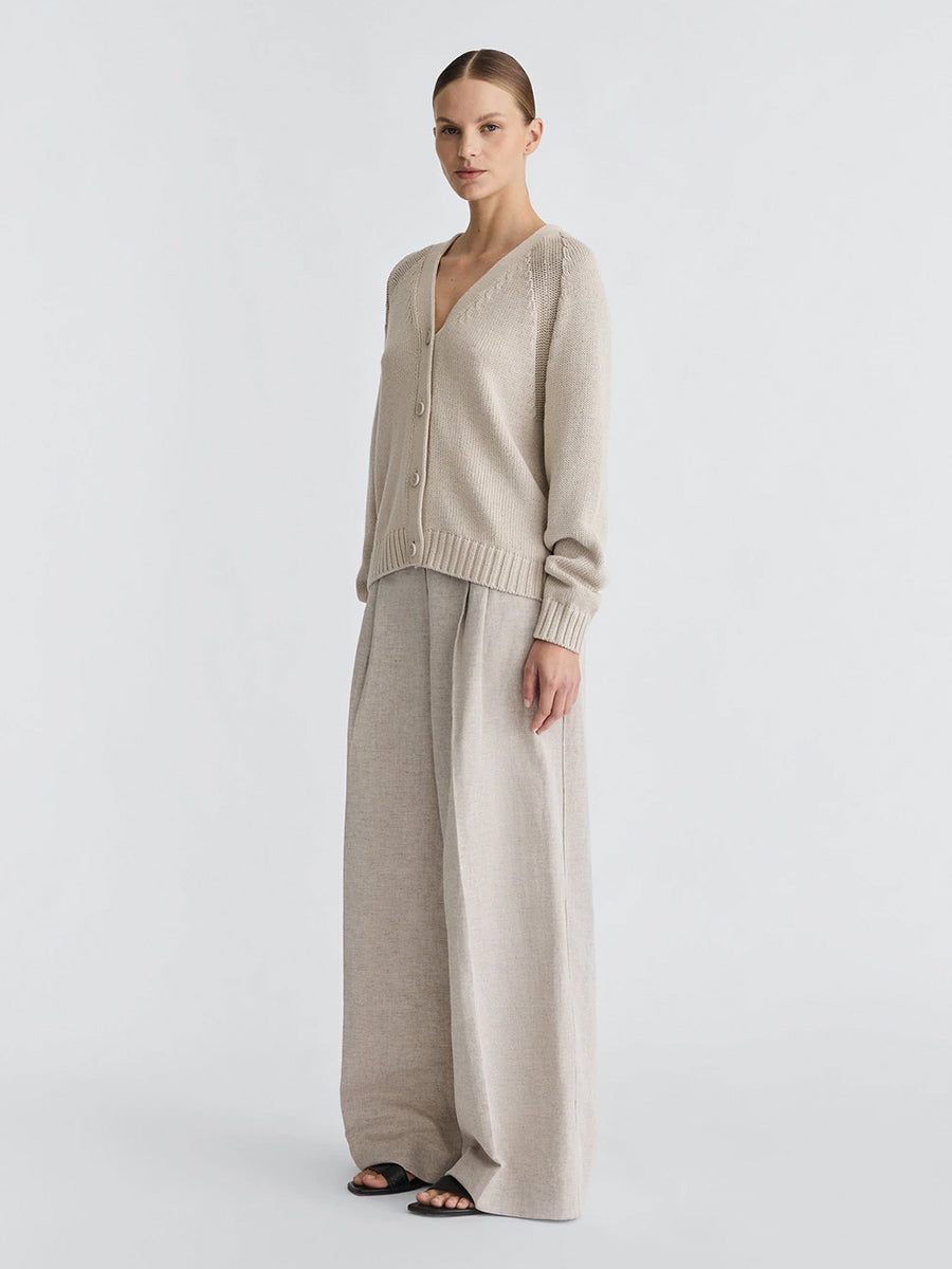 Ball Cardigan in Stones