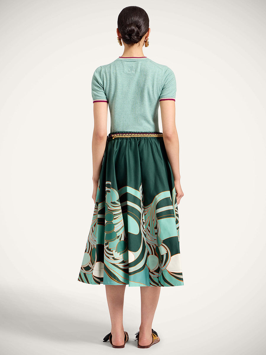 Ballerina Skirt in Blooming Tulip