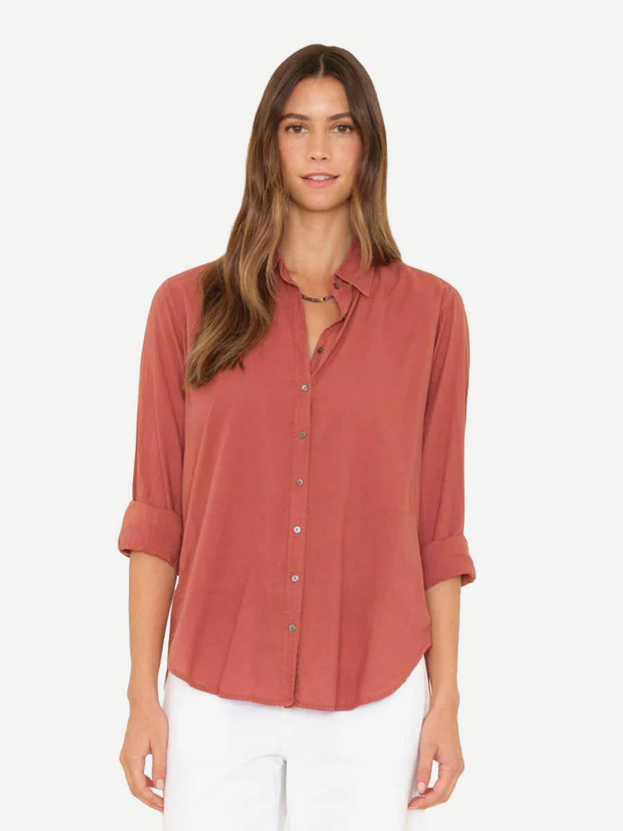 Xirena Beau Shirt in Cinnabar