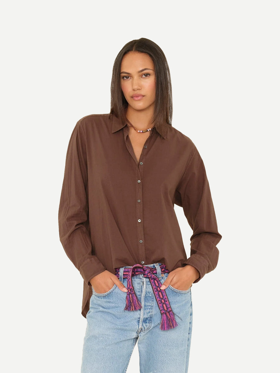 Xirena Beau Shirt in Stallion | Shop Now In-Store or Online, in Perth Western Australia