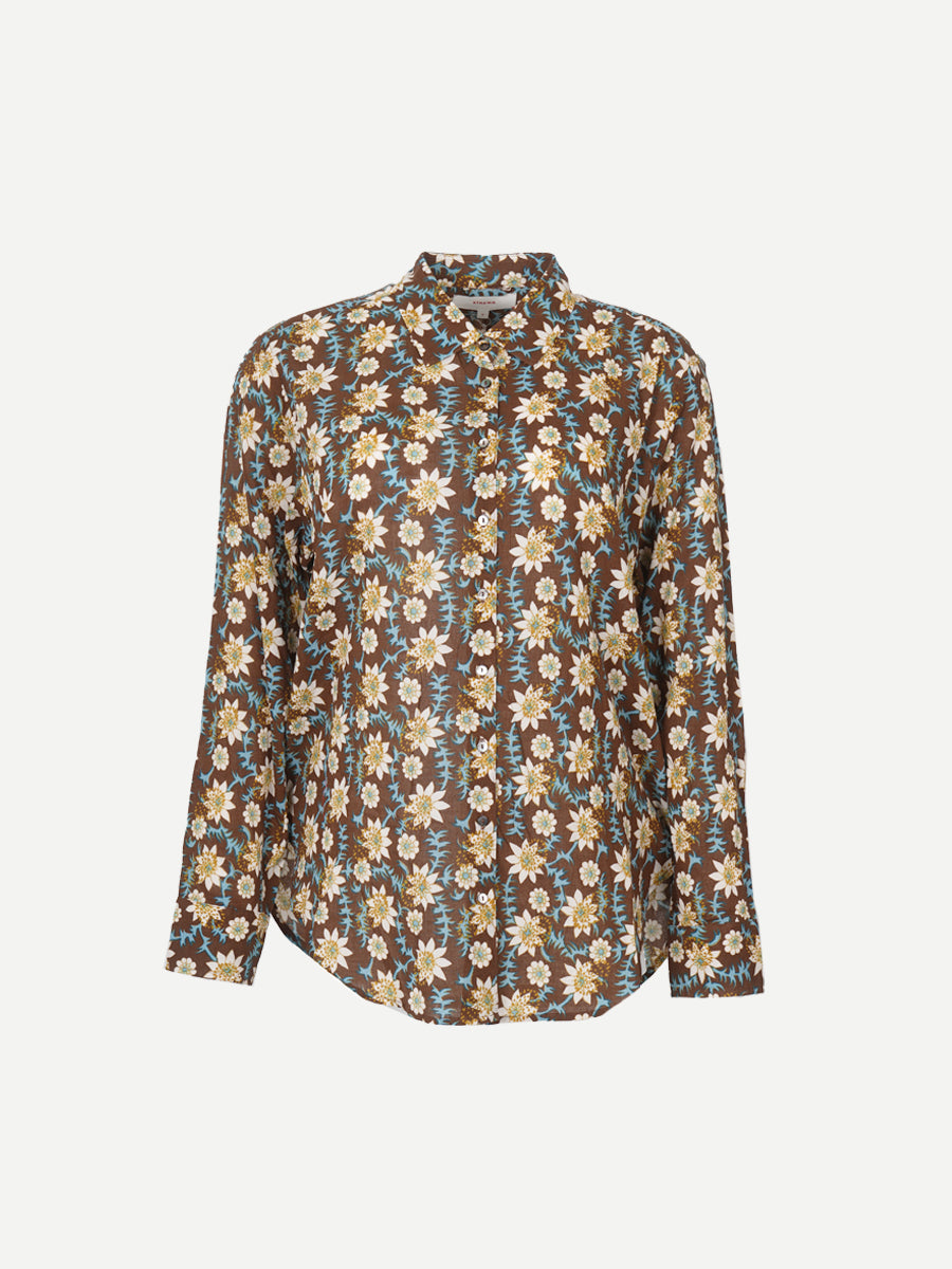Xirena Beau Shirt in Cedar Blue