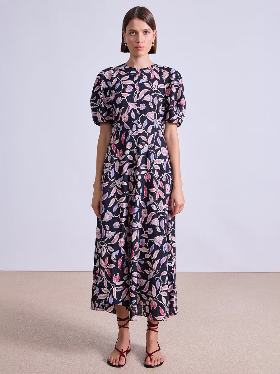 Bettina Maxi in Garden Floral Midnight