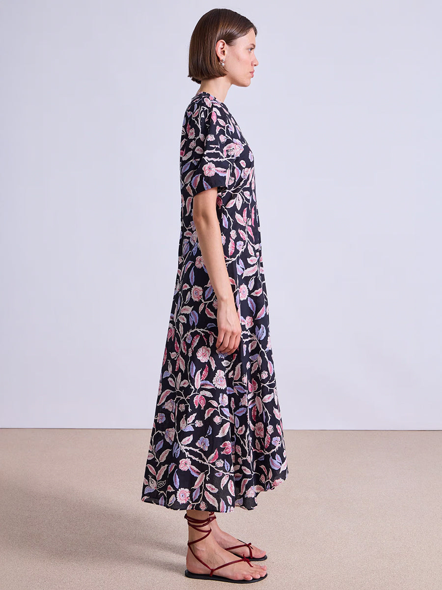 Bettina Maxi in Garden Floral Midnight