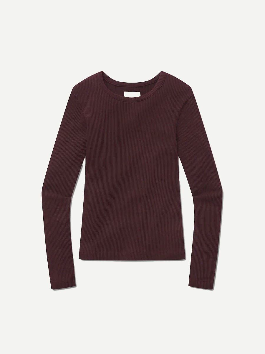 Bina Crewneck in Burgundy