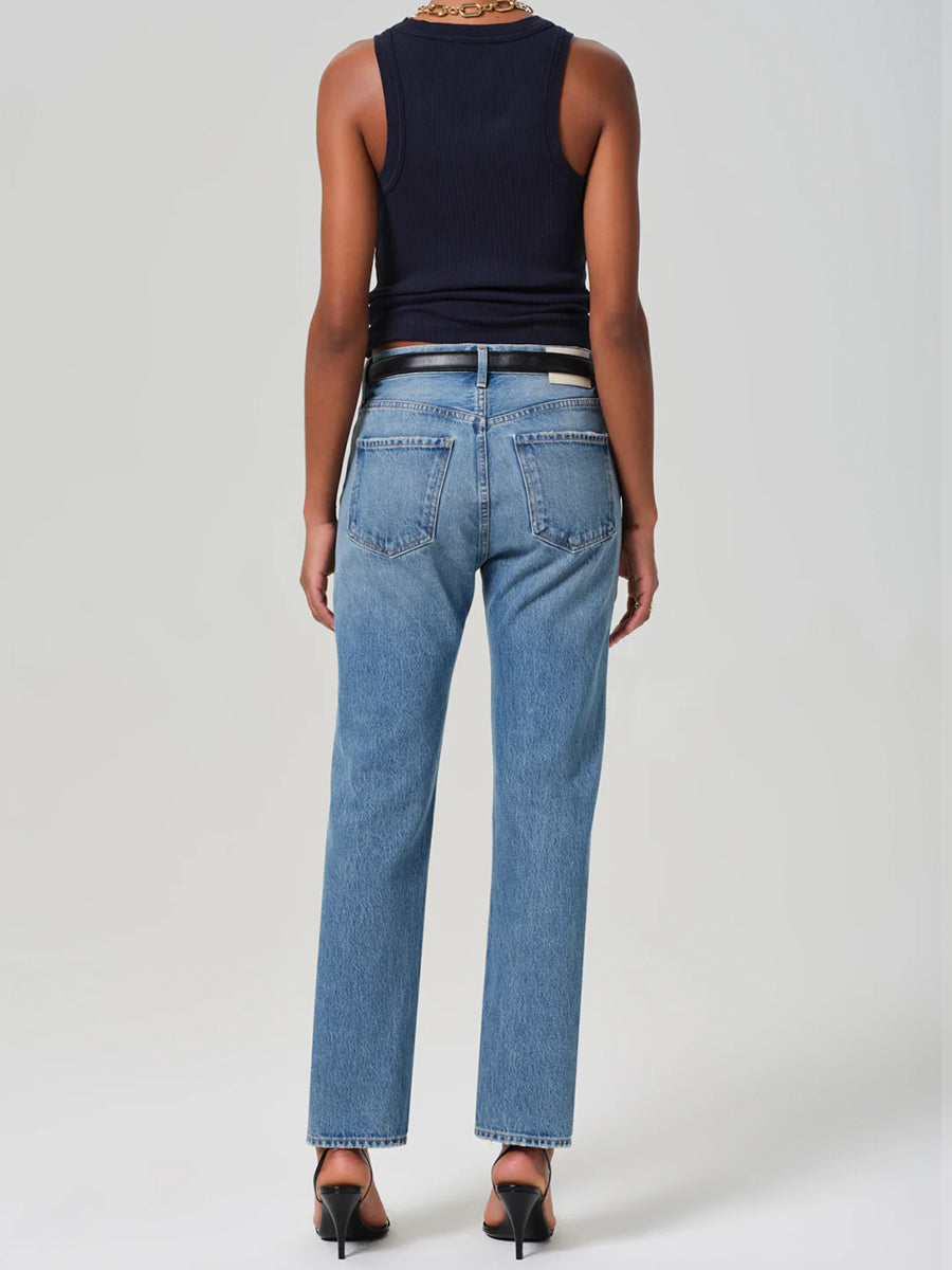 Blaine High Rise Straight in Perri