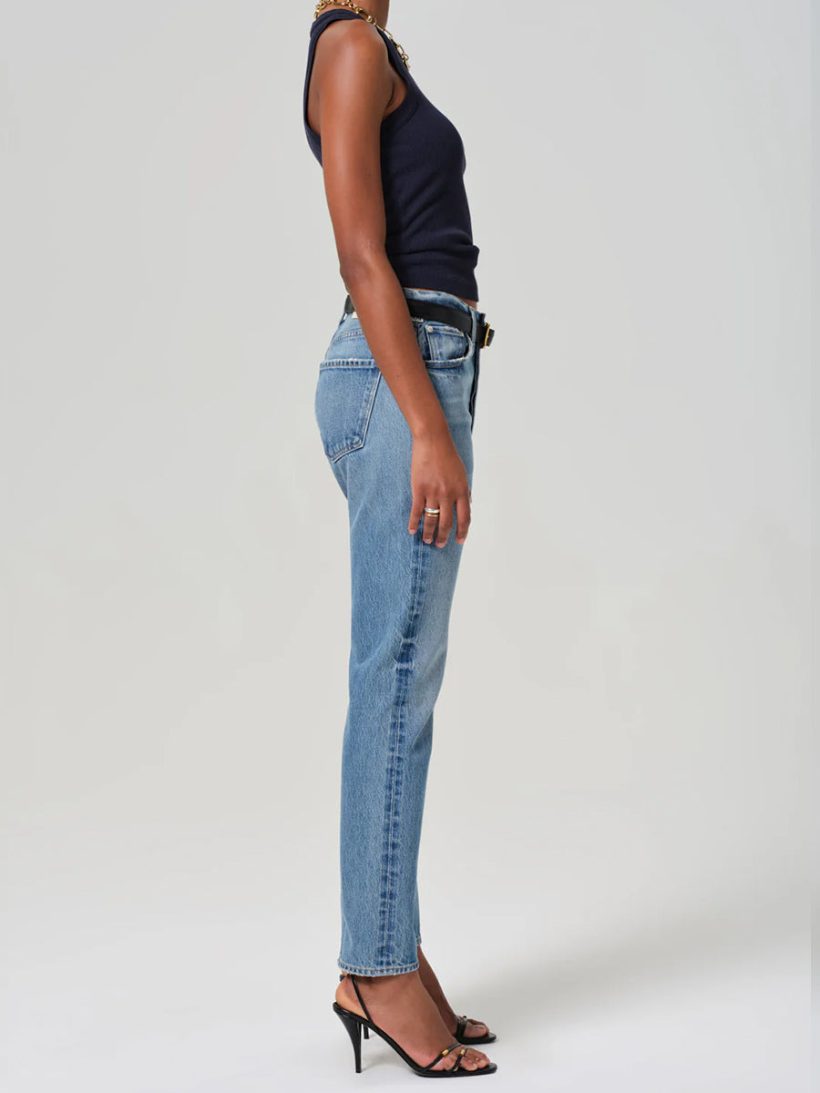 Blaine High Rise Straight in Perri