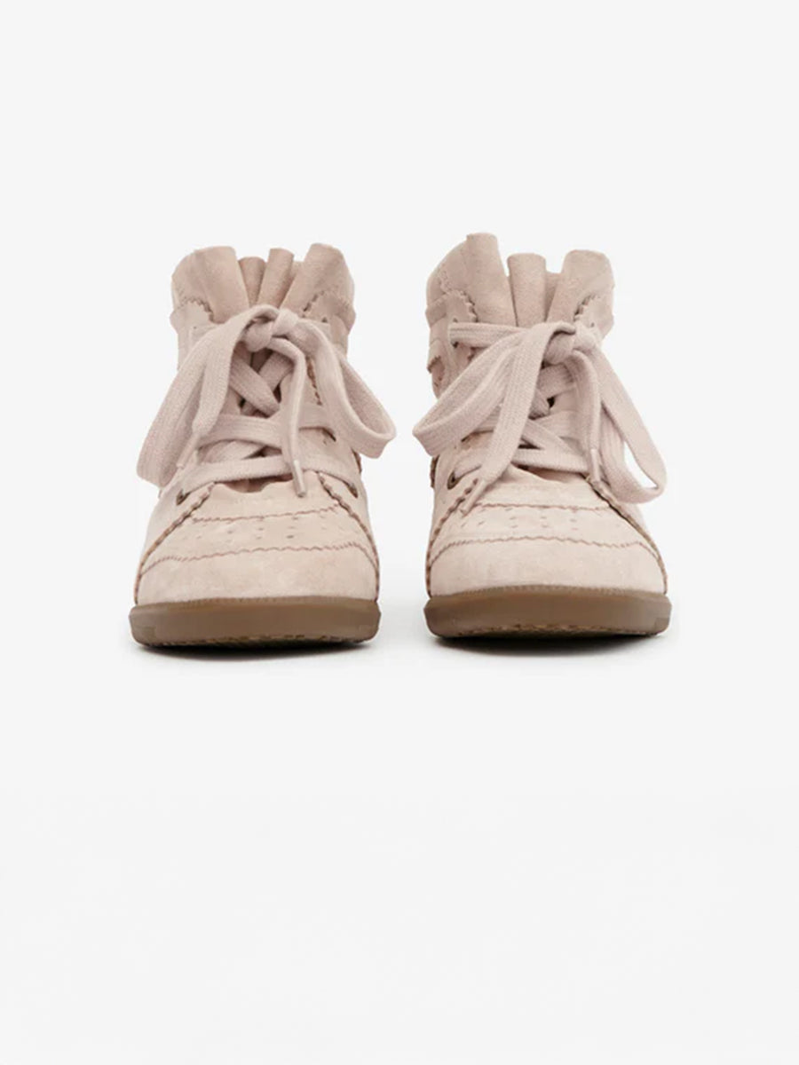 Isabel Marant Bobby Sneakers in Pale Pink