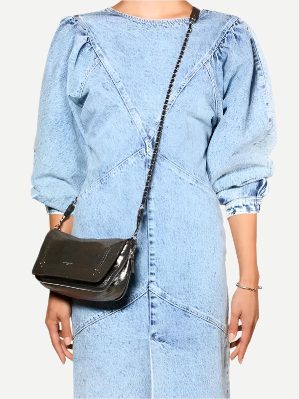 Jerome Dreyfuss | Bobi Small Bag in Lame Champagne