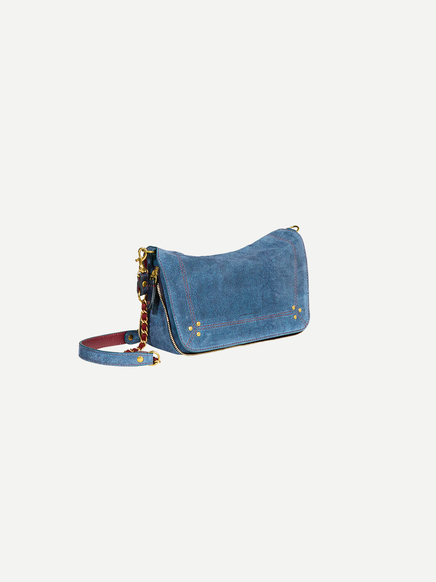 Jerome Dreyfuss Bobi Small in Suede Jeans